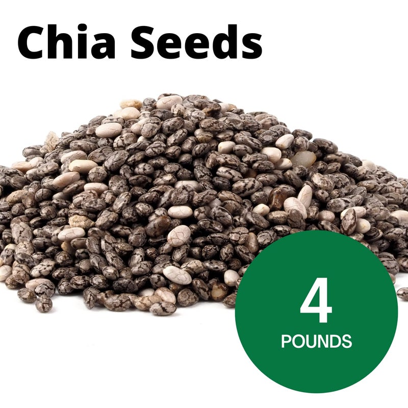 Cereausly Organic Black Chia Seeds in Bulk | 4 Lb | Non-GMO | Kosher | Gluten-Free | Vegan - Image 3